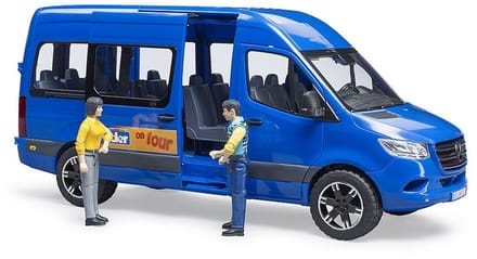 MB Sprinter Transfer met chauffeur en passagier van Bruder