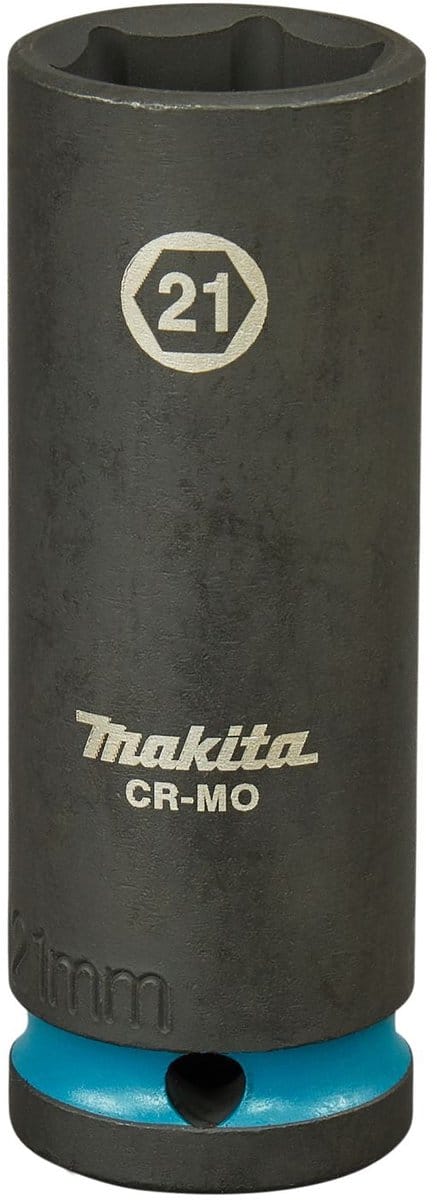 Makita E-16508 Impact Black Krachtdop 1/2 | 21 x 81,5 mm