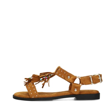 POSH by Poelman NATALIA Dames Sandalen - Bruin