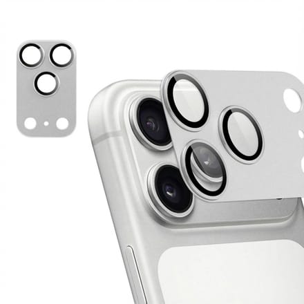 imoshion Camera Lens Protector - Geschikt geschikt voor Apple iPhone 17 Pro - 2 Pack - Silver