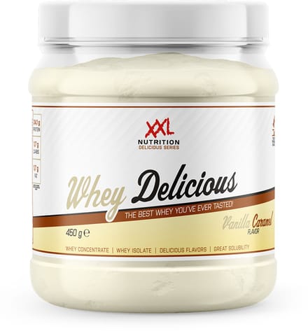 XXL Nutrition - Whey Delicious - Vanille Caramel - Eiwitpoeder - 450 g