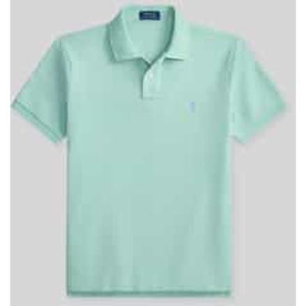Custom slim fit poloshirt van puur katoen