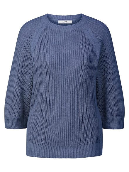 Trui ronde hals Van Peter Hahn blauw