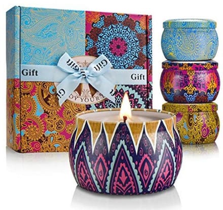 Geurende kaarsen set voor vrouwen - 4 x 4 oz
