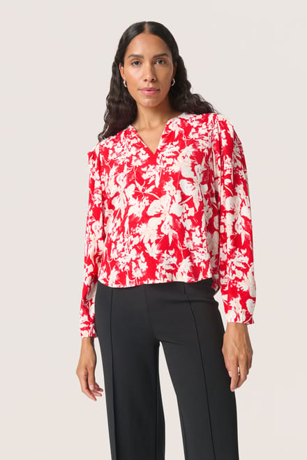 Blouse met lange mouwen Regular fit Salsa Flower Print floral