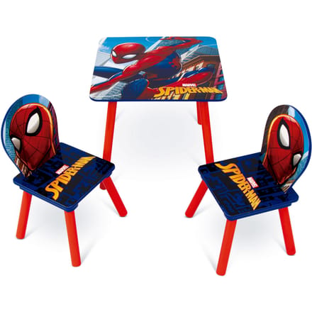 Spiderman Kindertafel met 2 stoelen