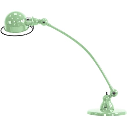 Jieldé Loft C6000 tafellamp, gebogen, mintgroen
