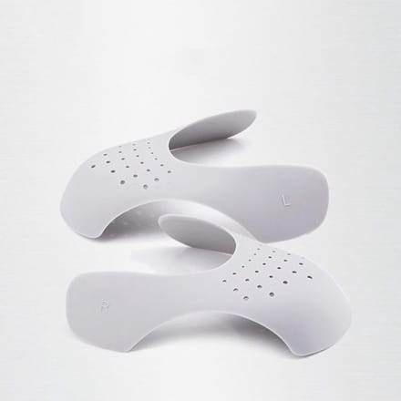 Sneaker Crease Protector –Schoenspanners – Wit – Maat 40 - 45 (L) -Sneaker Shield – Anti Kreuk -Anti Crease - Crease protector