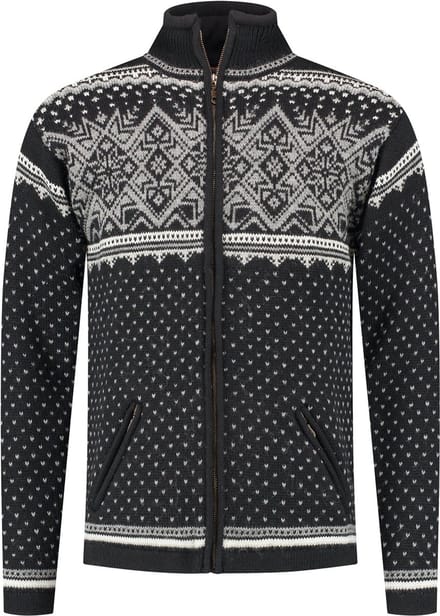 Norfinde Noors vest-windstopper - 100% zuivere wol - grijs