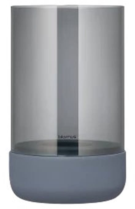 Blomus CALMA Windlicht - H 20 cm, Ø 12 cm (M) - Steel Gray