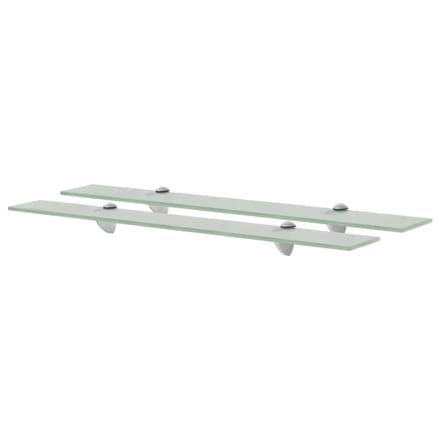 vidaXL - Schappen - zwevend - 2 - st - 70x20 - cm - 8 - mm - glas