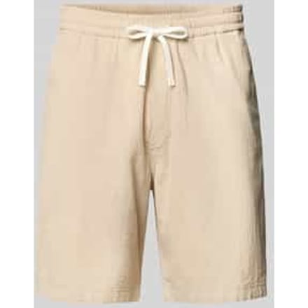 Relaxed fit short van stof van puur katoen