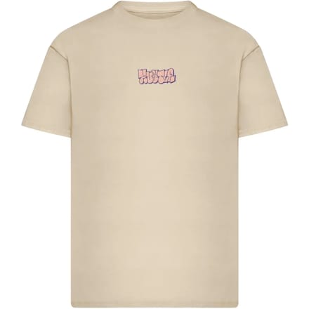 Mister Tee - Crown Car Oversize Heren Tshirt - S - Creme