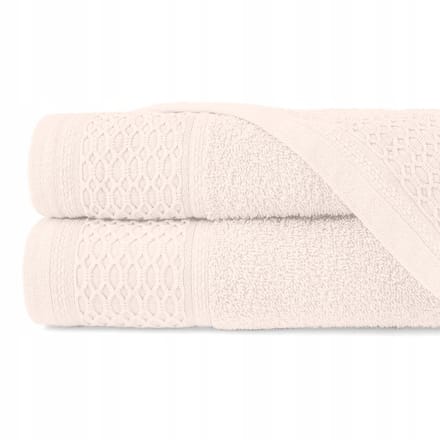 Solano Badstof Handdoek 70x140cm - 100% Katoen, Crème