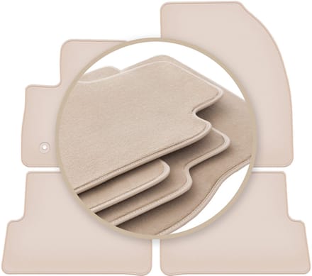 PREMIUM beige matten voor: Ford C-MAX MK2 minivan 2011-2015