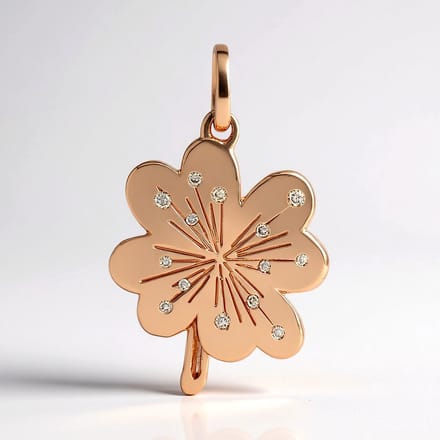 Argyle Diamant Rose Goud Zilver Hanger