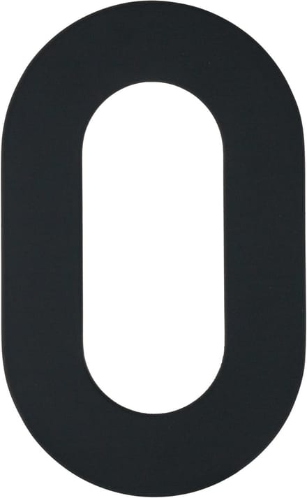 Figura - Zwart Huisnummer 0