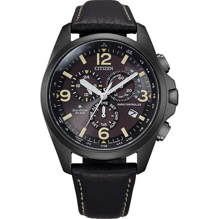 Citizen Promaster Sky CB5925-15E Horloge - Leer - Zwart - Ø 42 mm