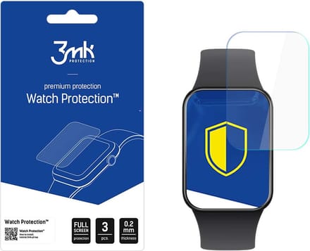 Xiaomi Smart Band 8 Pro - 3mk Watch Protection v. FlexibleGlass Lite