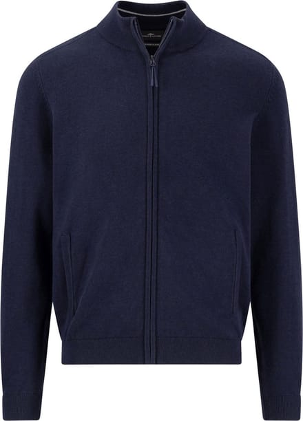 Fynch-Hatton - Gebreid vest - Heren - L - Blauw - Katoen - 1502-616