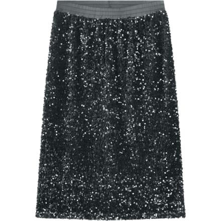 Summum Rok Sequins Velour Grijs 6s1310-11936