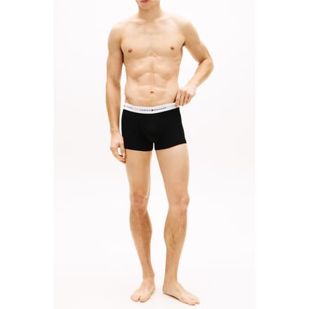 Tommy Hilfiger 3-pack Logo Trunks Desert Sky/white/primary Red Größe: XL | Unterhosen Outlet | Herren | Rot