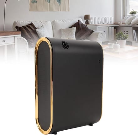 Etherische oliën diffuser met timer voor badkamer thuis en kantoor, zwart设计ください。