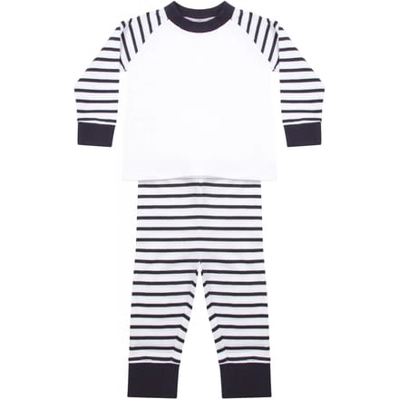 Pyjama's Kind 0/6M Larkwood Navy / White 100% Katoen