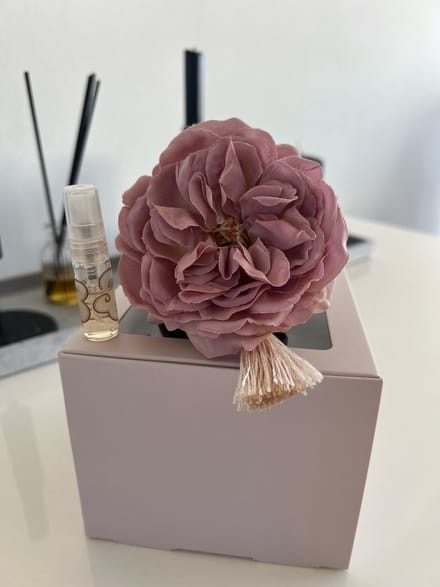 Car perfume handmade flower decoration pearl powder scented auto parfum