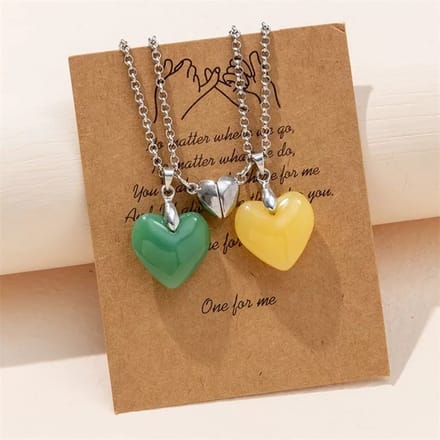Vriendschapskettingen Hartvormig – Duo Sieraden Set | EmmyRovi - Moederdag cadeau