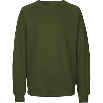 Neutral - Unisex Sweatshirt - Military - 100% Biologisch Katoen maat M