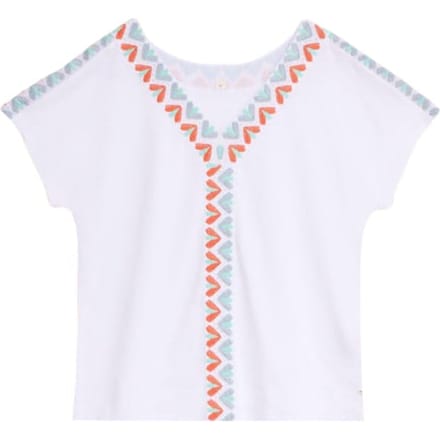 White Stuff Neva Embroidered Top White Größe: 16 | Blusen Outlet | Damen | Weiß