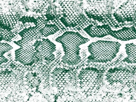 Vinyl | Vloerkleed vinyl | Snake groen | 95x95 cm
