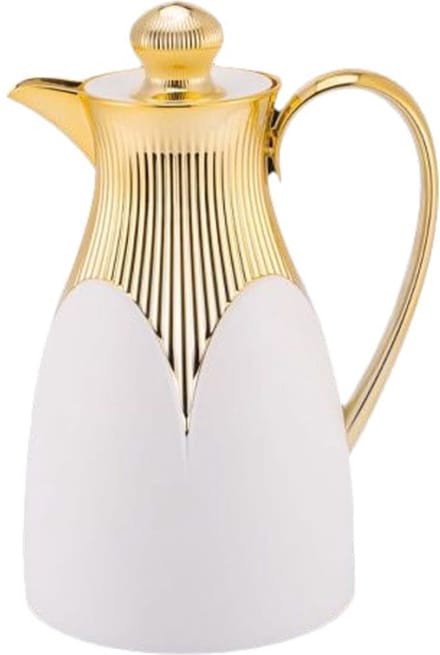 Cinar Thermoskan - 1L - Wit/Goud