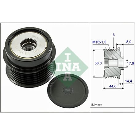 Schaeffler Ina Generator vrijloop INA 535 0271 10
