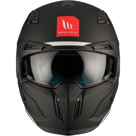 MT Helm Streetfighter Stripe mat zwart maat S