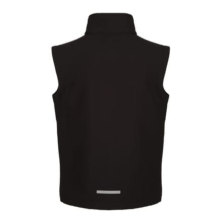 Regatta Kinder/Kids Ablaze Softshell Reflecterend Gilet (Zwart)