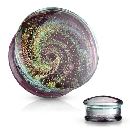 Double Flared galaxy swirl 25 mm - LMPiercings