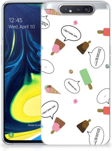 Samsung Galaxy A80 Siliconen Case IJsjes