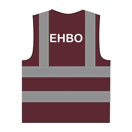 EHBO hesje RWS bordeauxrood