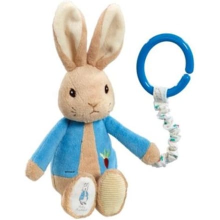 Peter Rabbit Buggyspeeltje Blauw 19cm (12x In Display)