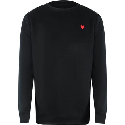 Love Moschino Sweatshirt met klein logo voor heren (Zwart)