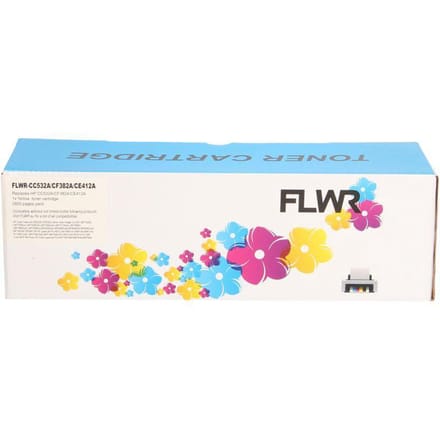 FLWR - Toner / 312A / Geel - Geschikt voor HP