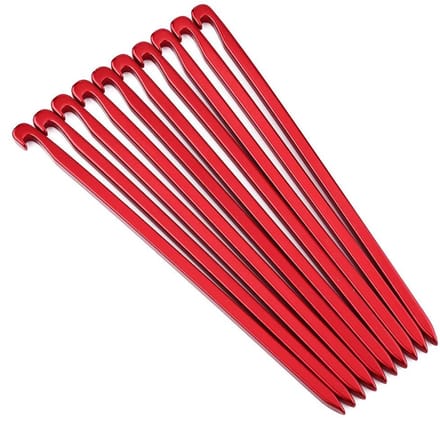 Dailygoody - 10 Stuks Tentharing - Aluminium Tent Pegs - Stevige