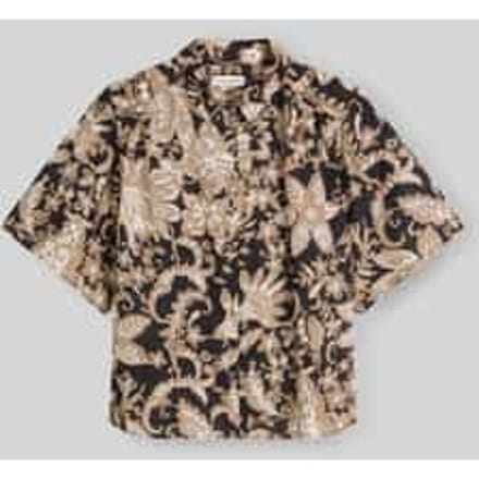 loose fit blouse van puur katoen