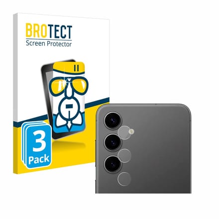 Screenprotector 3 Stuks voor Samsung Galaxy S24 Plus (ALLEEN Camera Lens) Beschermglas transparant