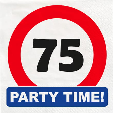 Traffic sign napkins - 75