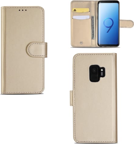 Samsung Galaxy S9 Hoesje Goud met Flexibele Houder
