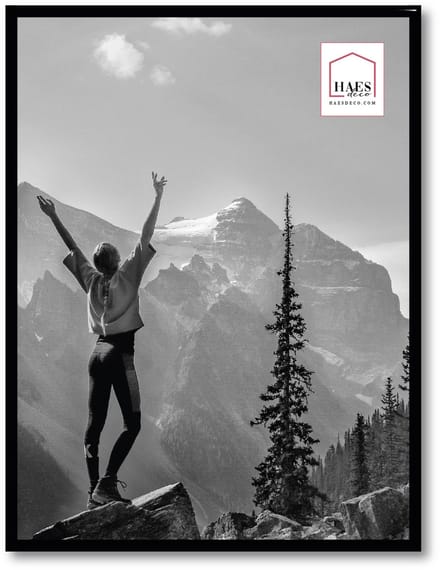 HAES DECO - Kunststof fotolijst 30x40 zwart Easy Frame - EF5B