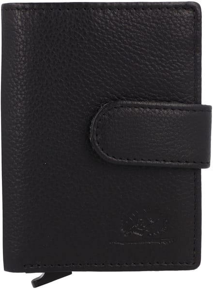 Greenburry Kings Nappa Portemonnee Leer 7.5 cm - Jongens - Horizontaal - black